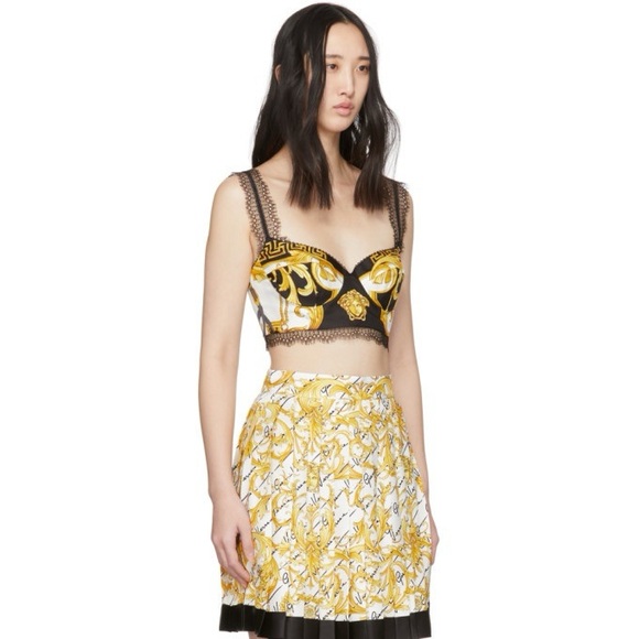 Versace Womens Barocco Rodeo Silk Crop - Picture 3 of 7